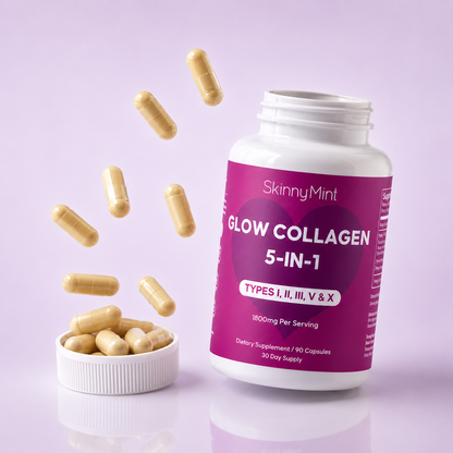 Glow Collagen 5-in-1 multi collagen supplement SM-GLWCOL-90