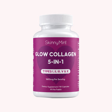 Glow Collagen 5-in-1 multi collagen peptides supplement SM-GLWCOL-90