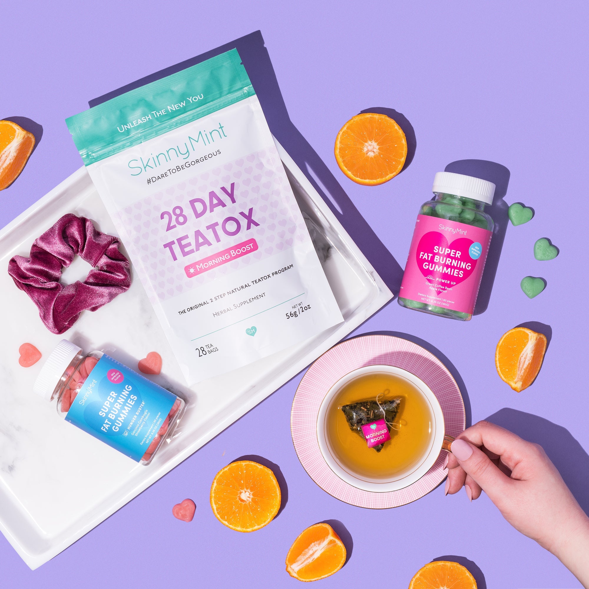 Teatox with gummies